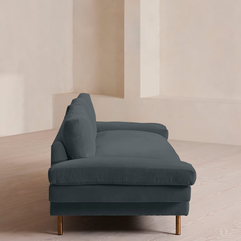 Bristol Sofa - Velvet - Grey Blue - Images - Image 3
