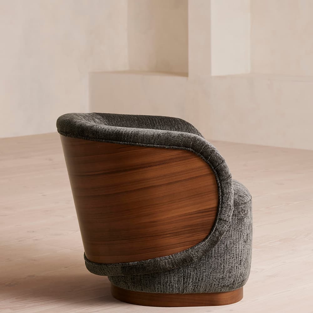 Portland Music Room Armchair - Grey - Images - Image 3