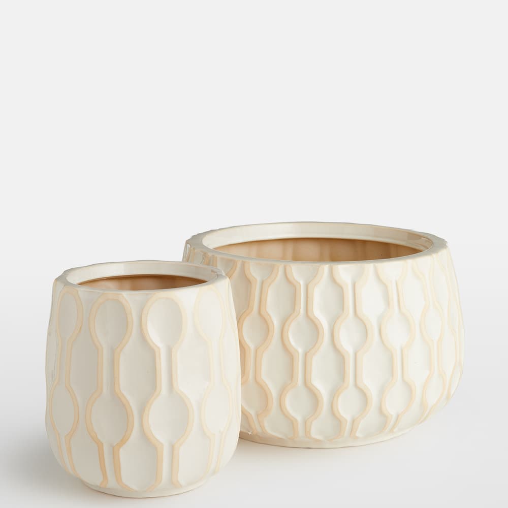 Atterley Planter Wide White - Images - Image 3