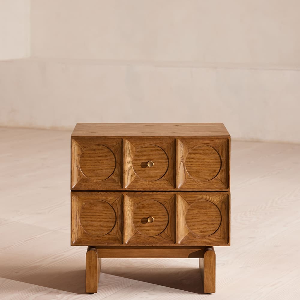 Marcel Bedside Table - Medium Oak - Listing - Image 3