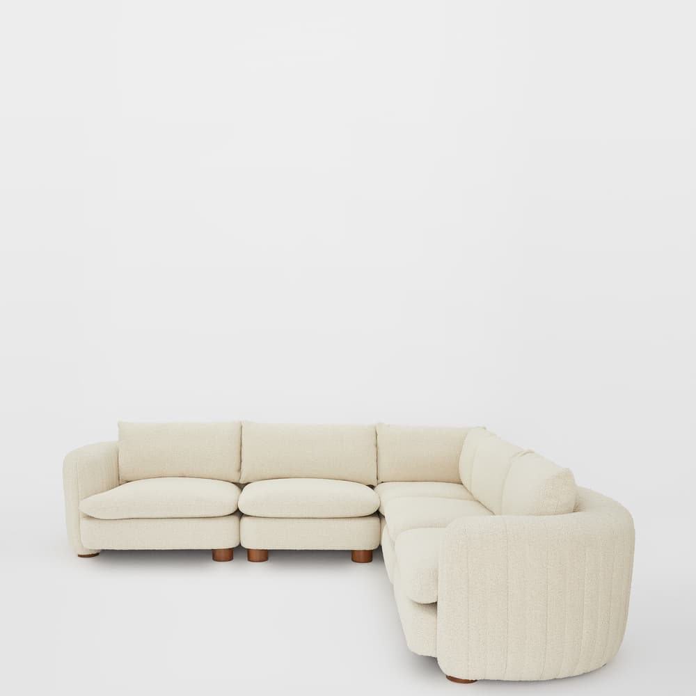 Vivienne Modular Corner Sofa - Boucle Natural - Listing - Image 3