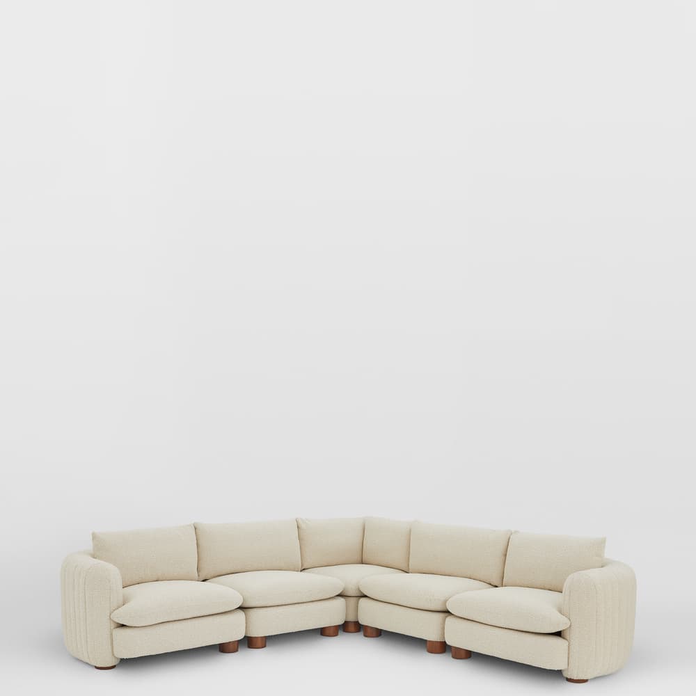 Vivienne Sectional Corner Sofa - Boucle Natural - US - Images - Image 3