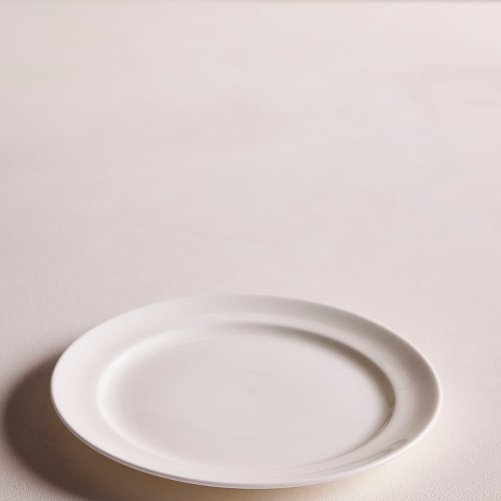 House Side Plate - Bone China - White - Set of Four - Listing - Image 3