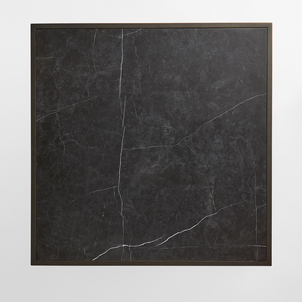 Portnall Square Coffee Table - Black Marquina Marble - Images - Image 3