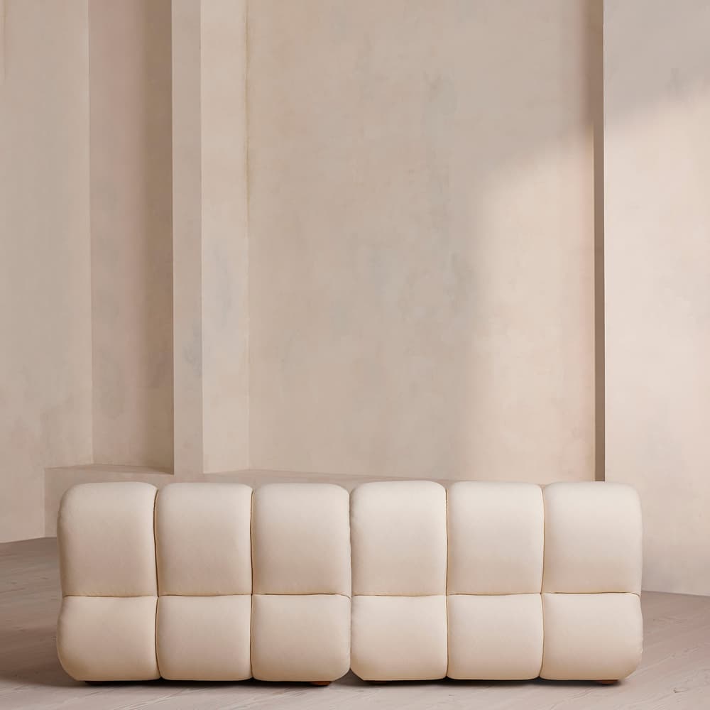 Noelle Outdoor Sectional Four Seater Sofa - Off White - Images - Image 3
