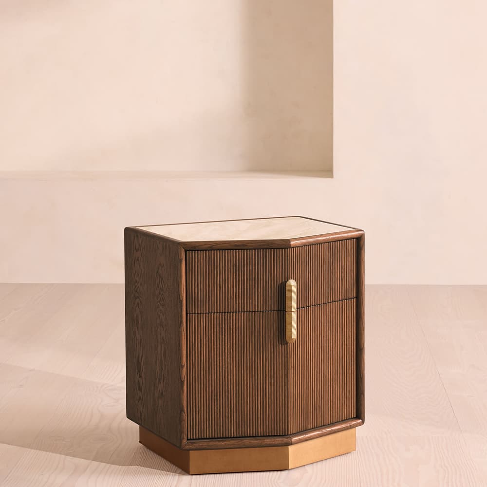 Silvio Bedside Table - Royal Diana Marble - Listing - Image 3