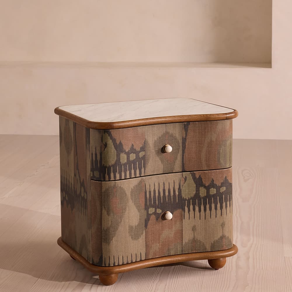 Benedetta Bedside Table - Carrara Marble - Listing - Image 3