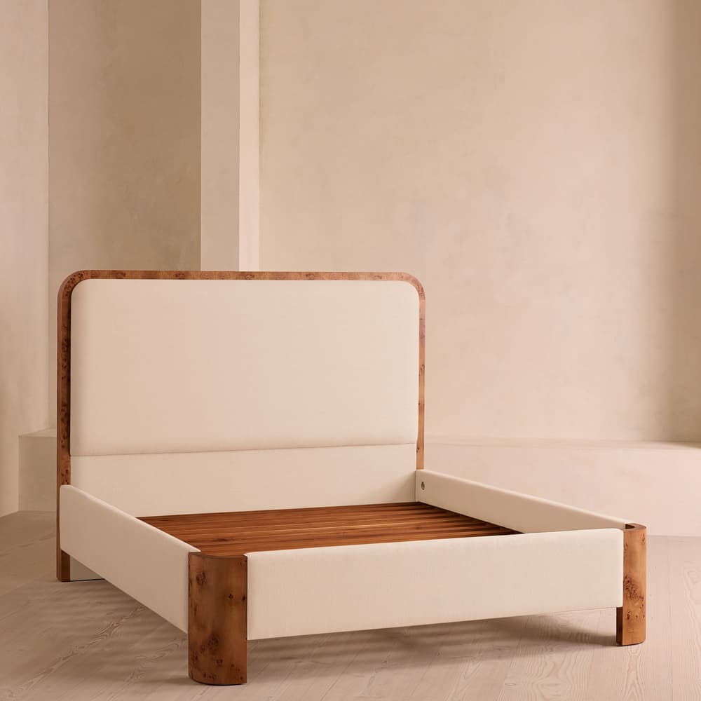 Tremont Bed - Queen - Linen - Bisque - US - Images - Image 3