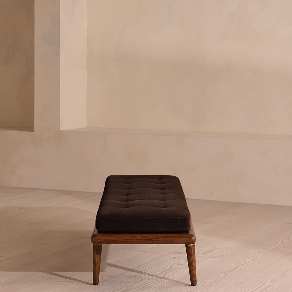 Theodore Bench - Chocolate Velvet - US - Images - Image 3