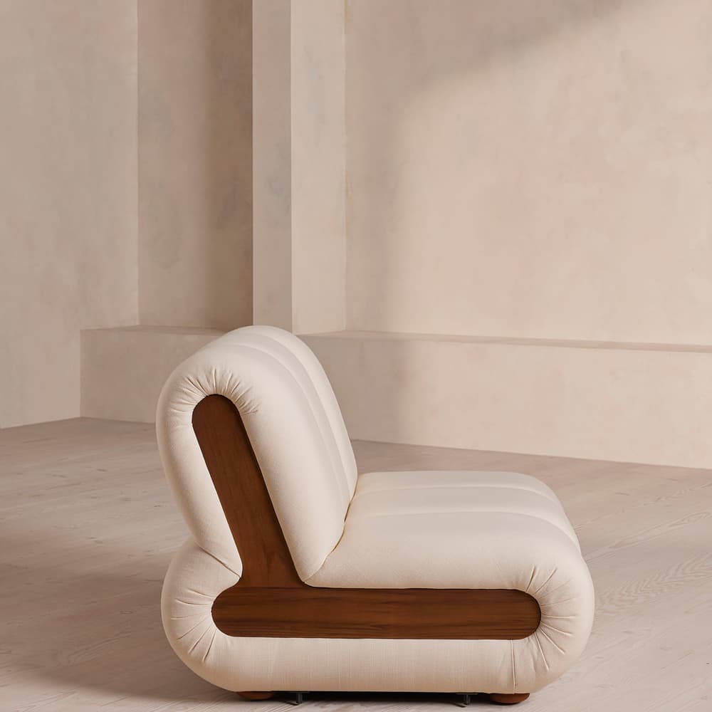 Noelle Outdoor Sectional Armchair - Off White - US - Images - Image 3