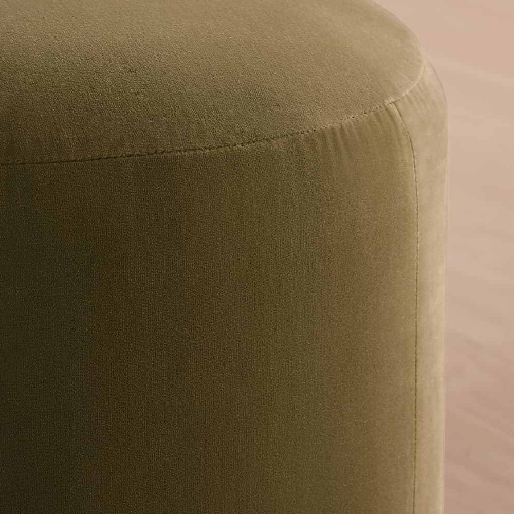 Eldon Stool - Walnut - Velvet - Lichen - US - Images - Image 3