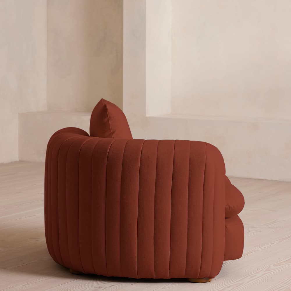 Vivienne Deeper Sit Sectional Sofa - Left Arm Module - Linen - Sienna - US - Image 3