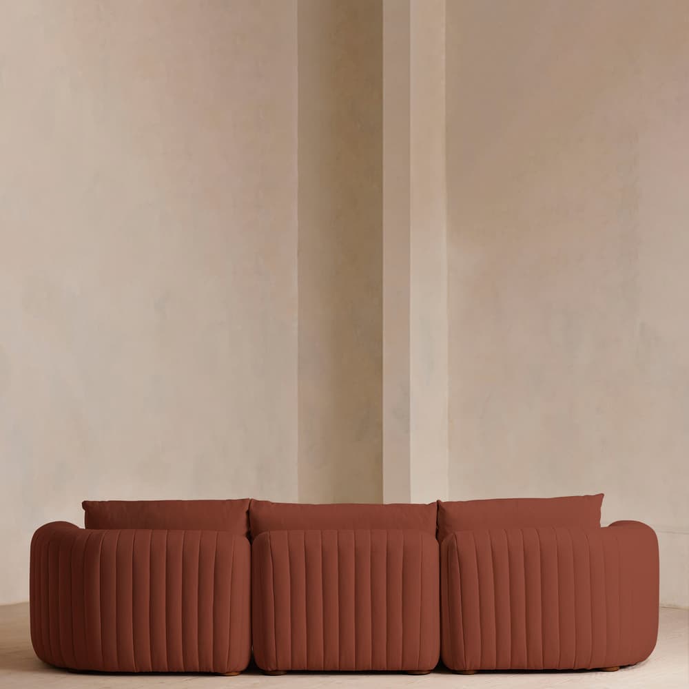 Vivienne Deeper Sit Modular Sofa - Four Seater - Linen - Sienna - Images - Image 3