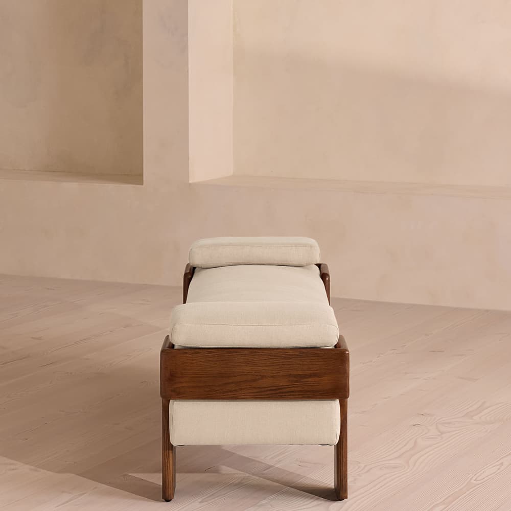 Marcia Bench - Linen - Bisque - Images - Image 3