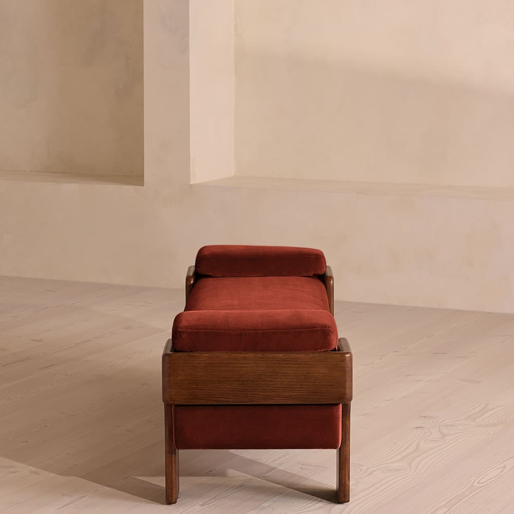 Marcia Bench - Rust Velvet - US - Images - Image 3