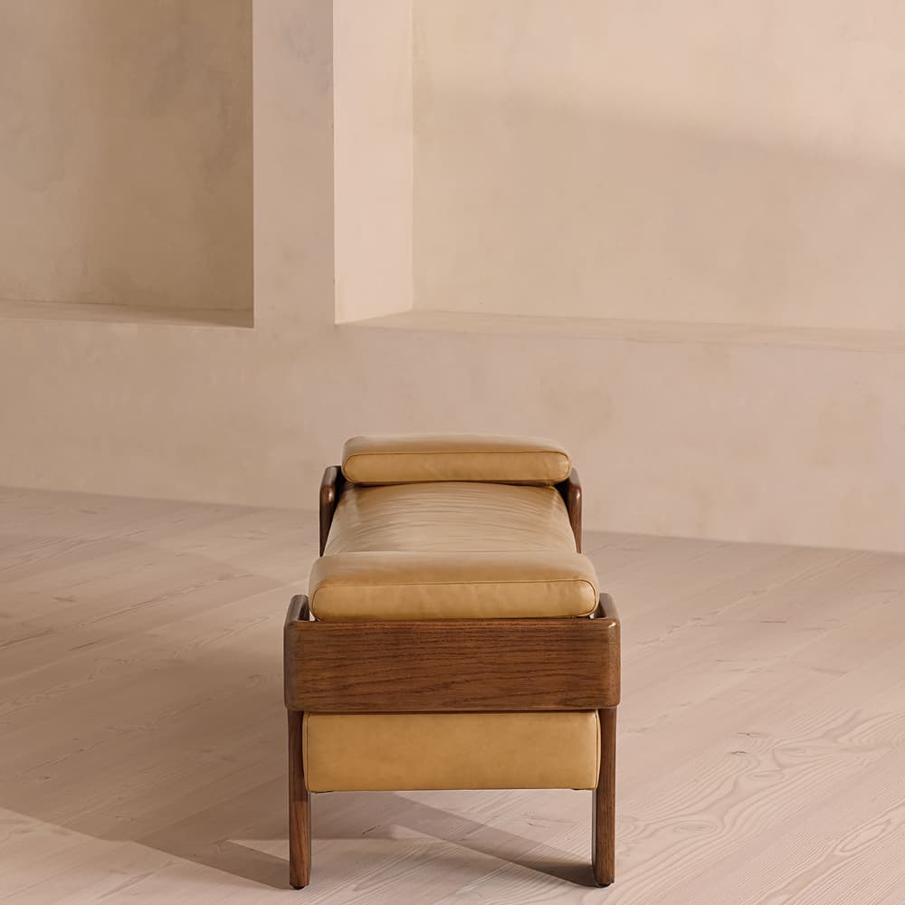 Marcia Bench - Leather - Honey - US - Images - Image 3