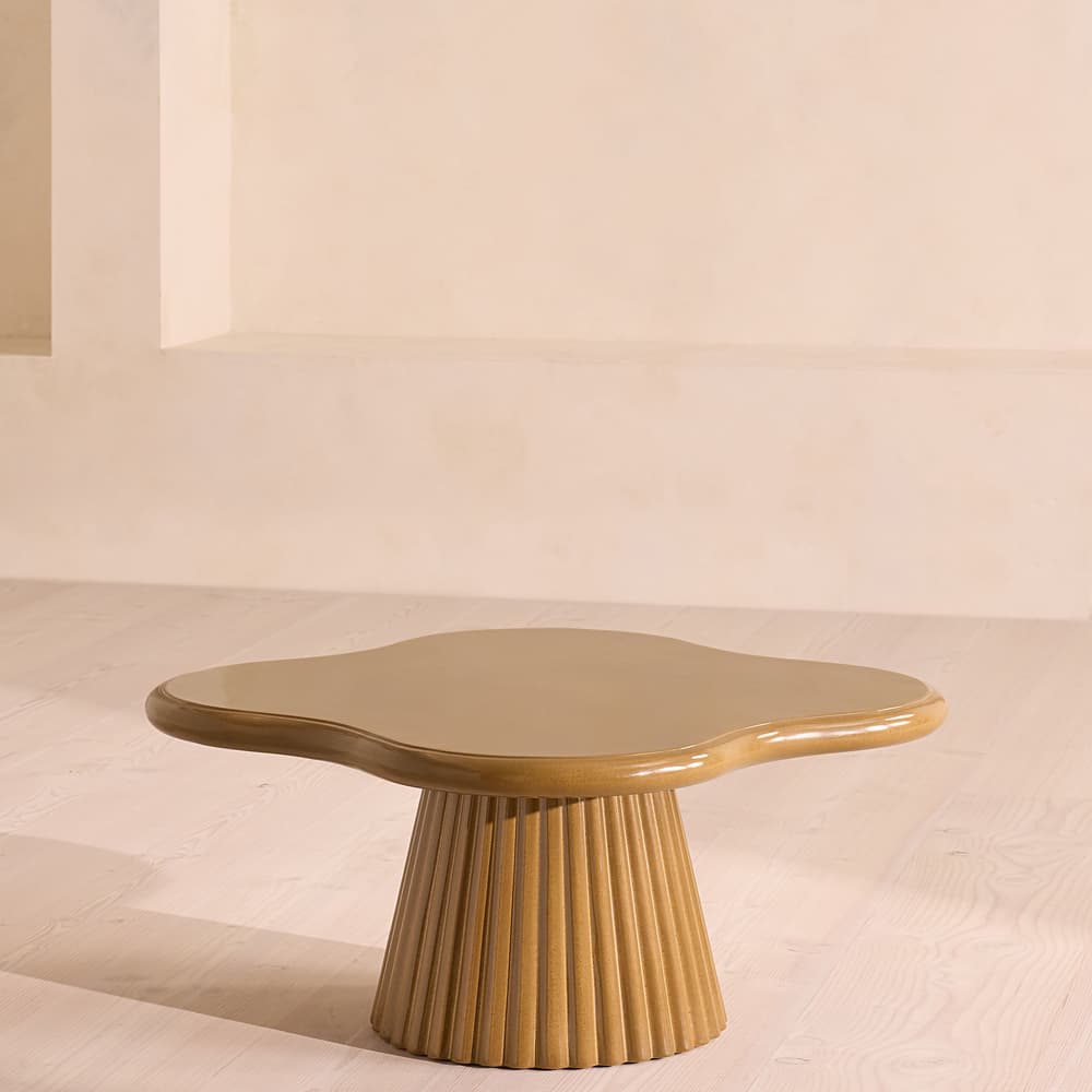 Dayton Outdoor Coffee Table - Concrete - Ochre - Listing - Image 3