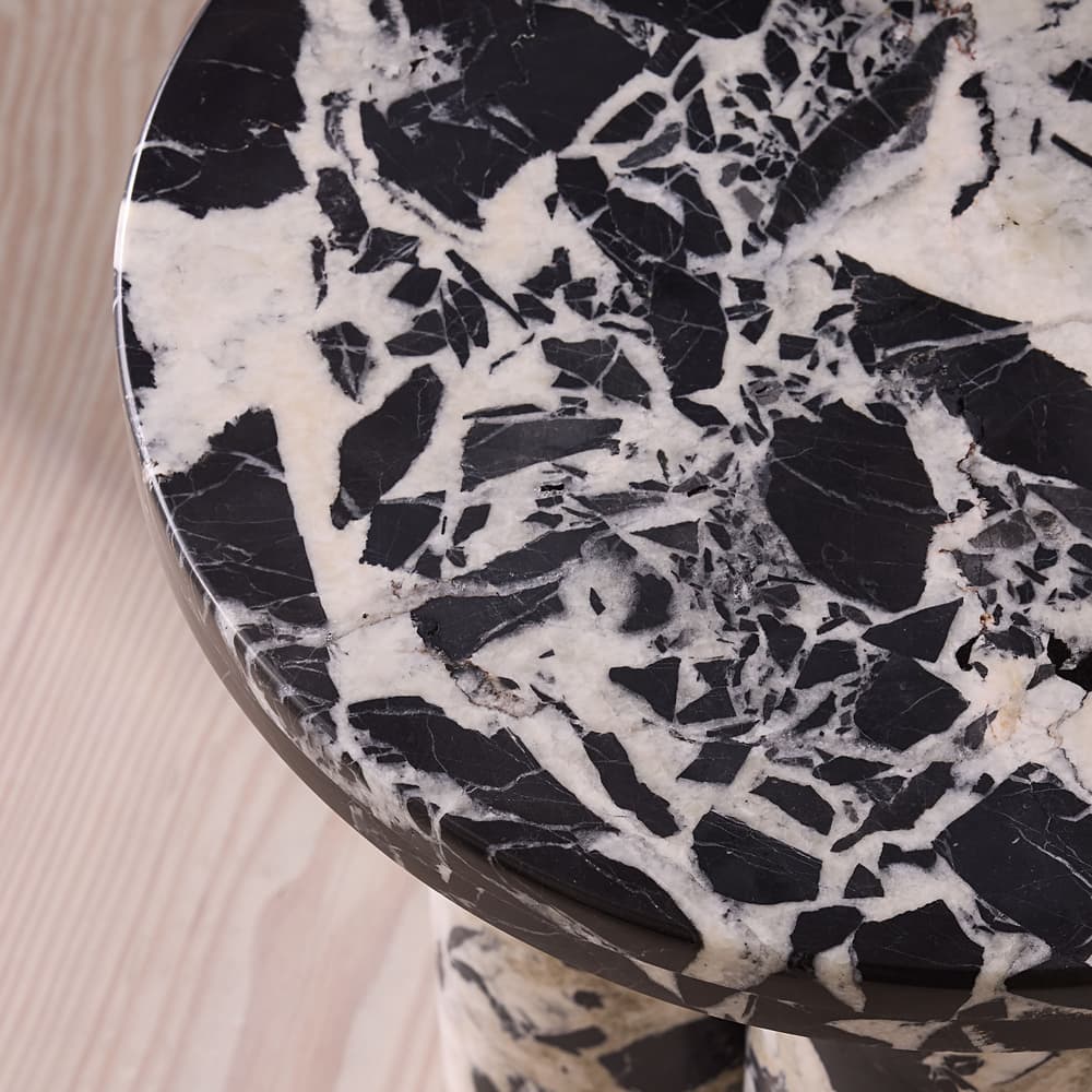 Tisbury Side Table - Noir Grande Marble - Images - Image 3