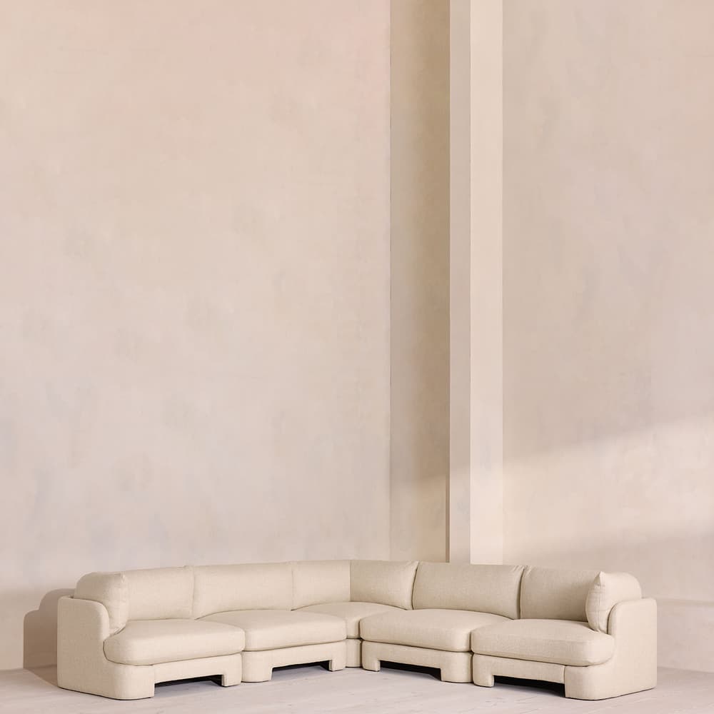 Odell Modular Sofa - Corner Sofa - Textured Linen - Listing - Image 3