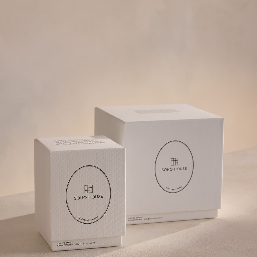 Sicilian Thyme Candle Set - Apple Jade Marble - 250g - Images - Image 3