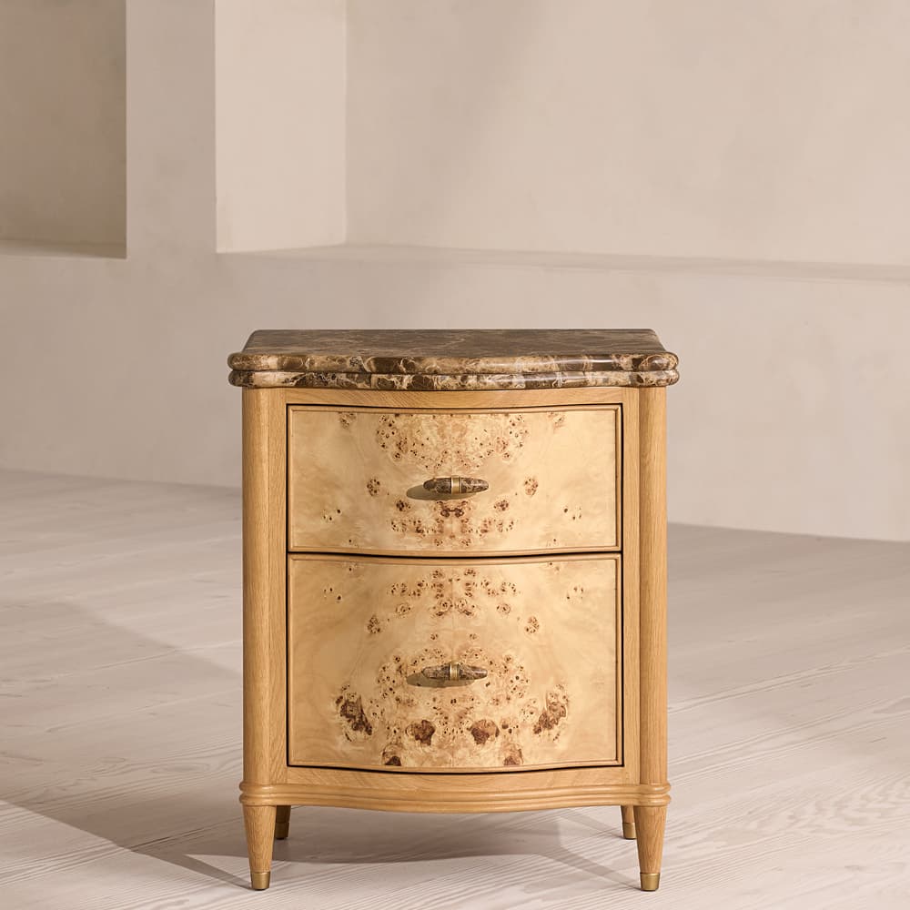 Valerie Bedside Table - Dark Emperador Marble - Listing - Image 3