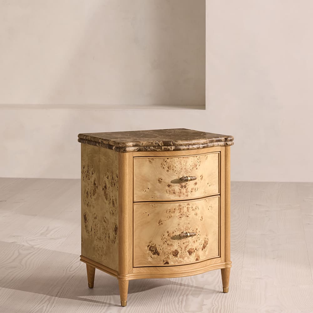 Valerie Bedside Table - Dark Emperador Marble - Listing - Image 3