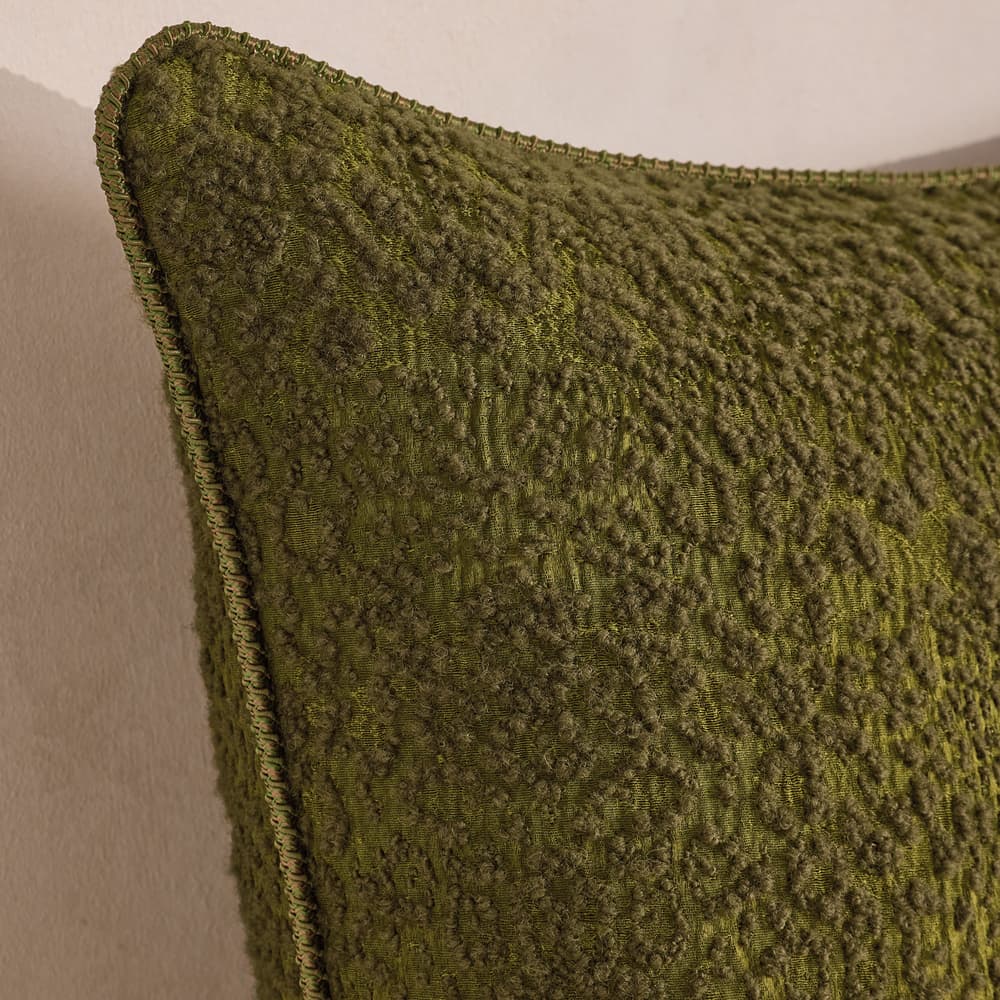Penelope Square Cushion - Moss - Images - Image 3