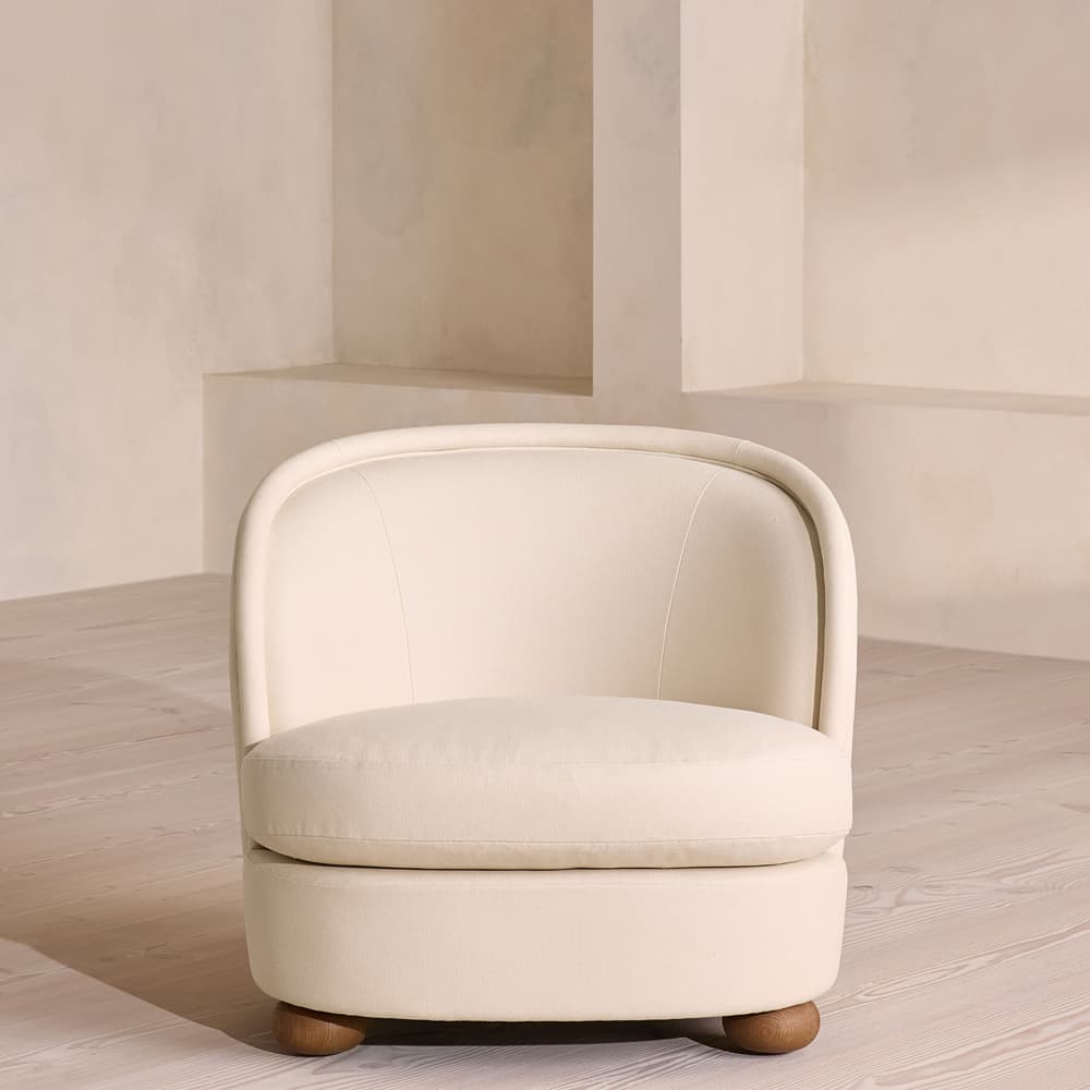 Blair Tub Armchair - Natural Linen - US - Listing - Image 3