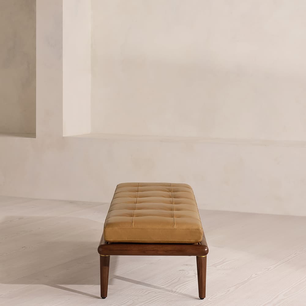 Theodore Bench - Leather - Honey - US - Images - Image 3