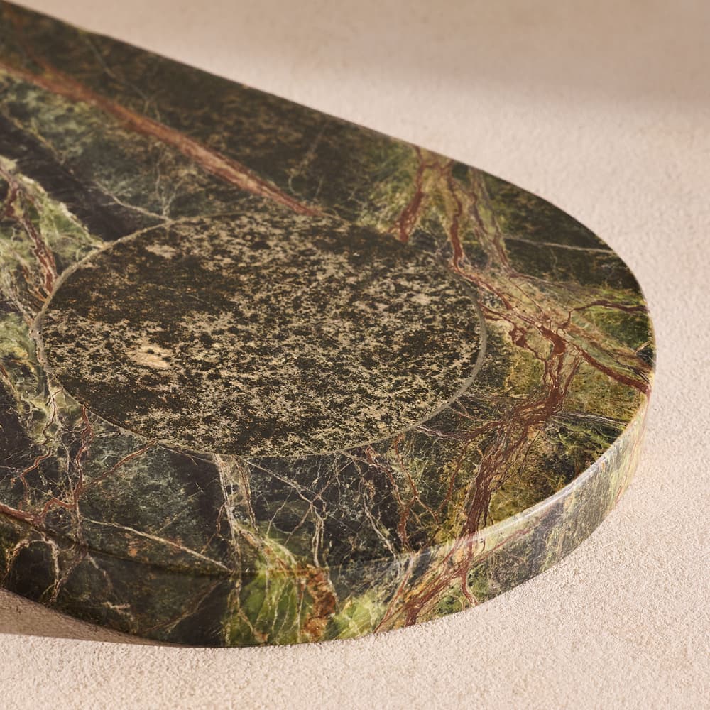 Astell Serving Board - Large - Forest Green Marble - Images - Image 3