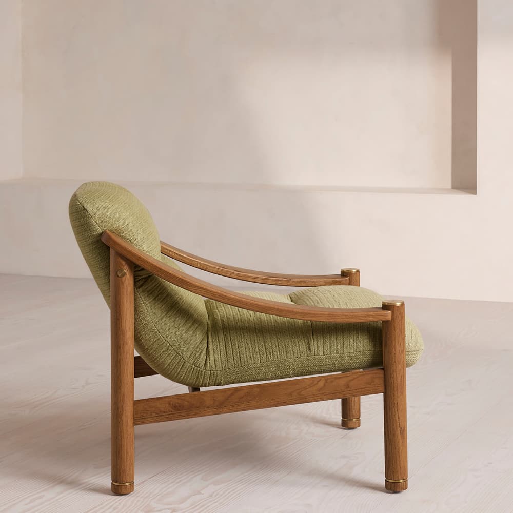 Karine Armchair - Textured Weave - Seafoam - US - Images - Image 3