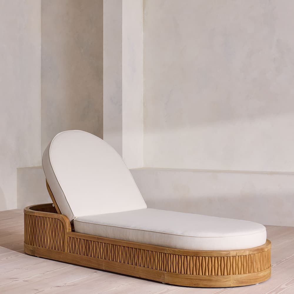 Orion Outdoor Chaise Lounger - Off White - Listing - Image 3