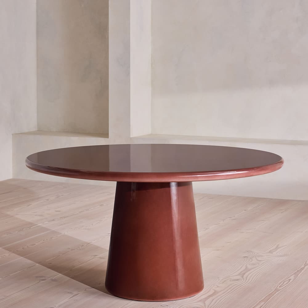 Reti Outdoor Dining Table - Large - Maroon - Listing - Image 3