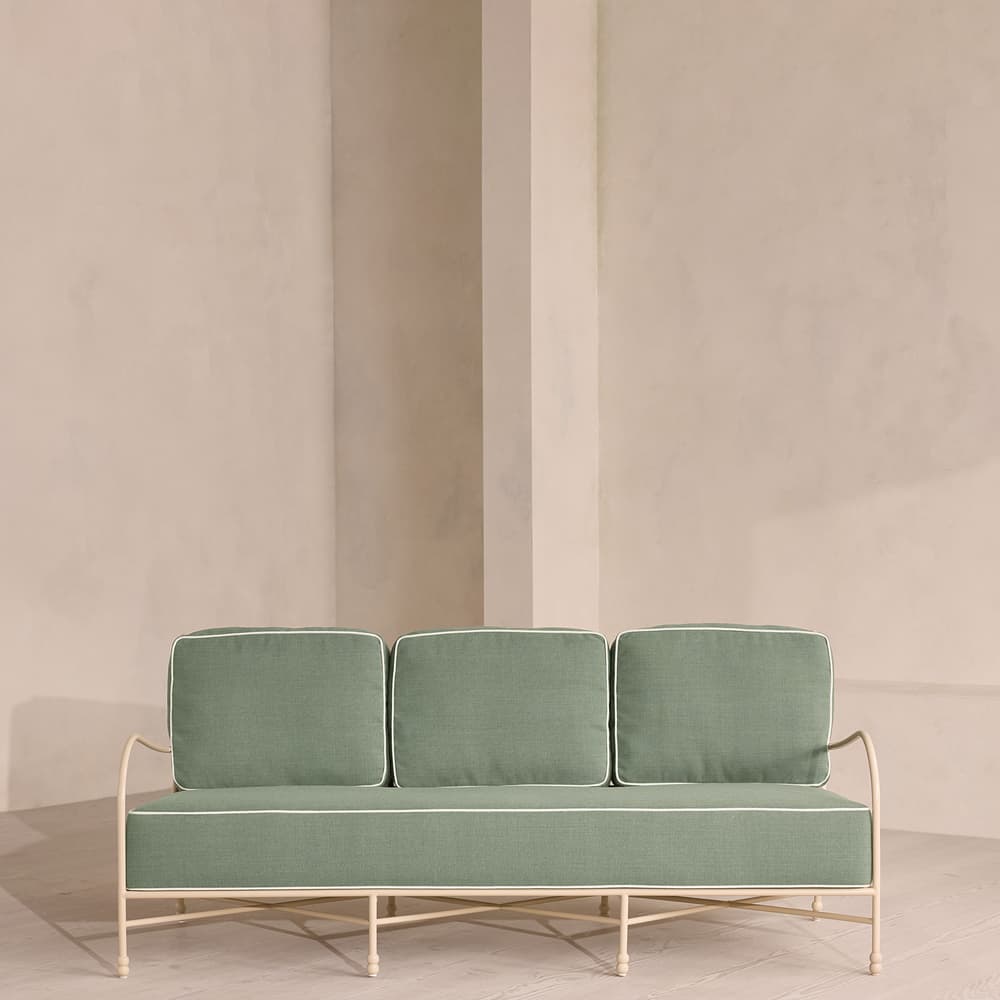 Fawn Outdoor Three Seater Sofa - Sage - UK - Listing - Image 3