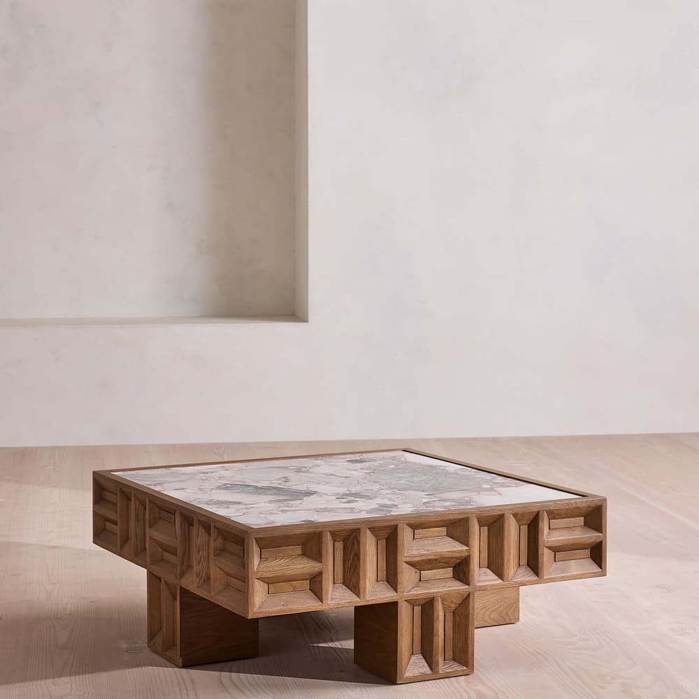 Ivy Coffee Table - Italian Ocean Grey Marble - Listing - Image 3