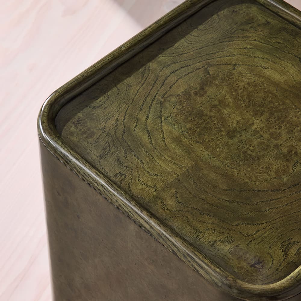 Dawson Side Table - Oak Burl - Olive - Images - Image 3