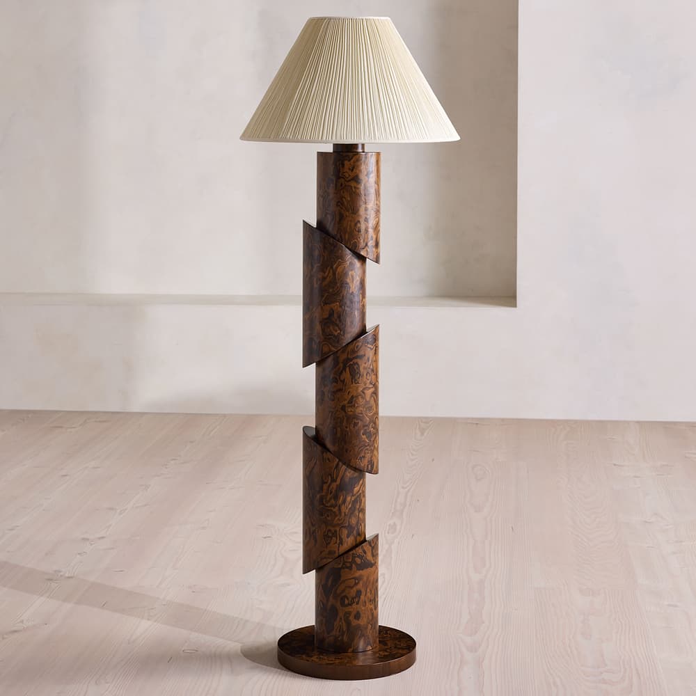Franco Floor Lamp - Abstract Burl - UK - Listing - Image 3