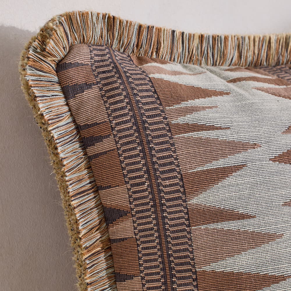 Irving Square Cushion - Rust - Images - Image 3