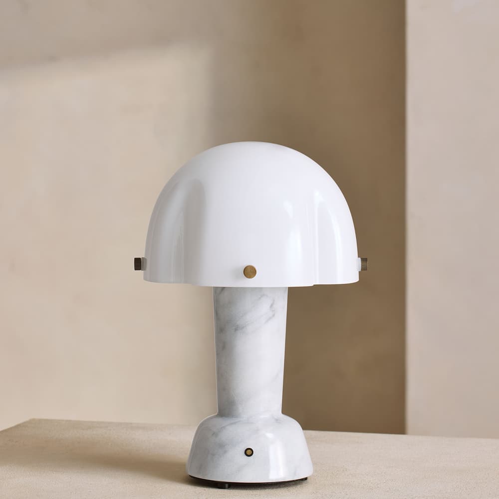 Rio Portable Lamp - Carrara Marble - Listing - Image 3