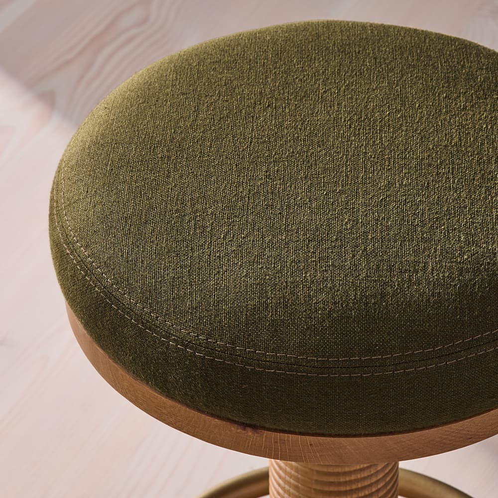Bryden Tall Barstool - Linen - Olive - US - Images - Image 3