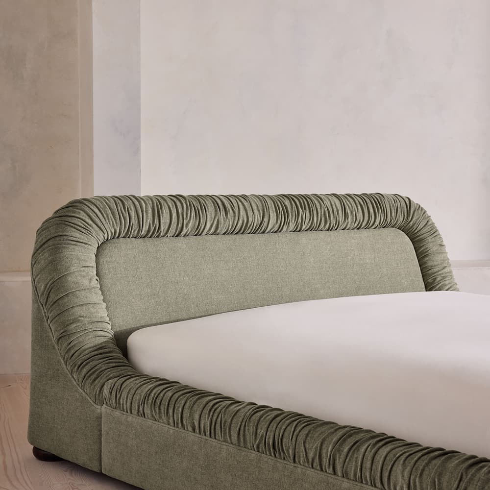 Vara Bed - King - Linen Chenille - Sage - US - Images - Image 3