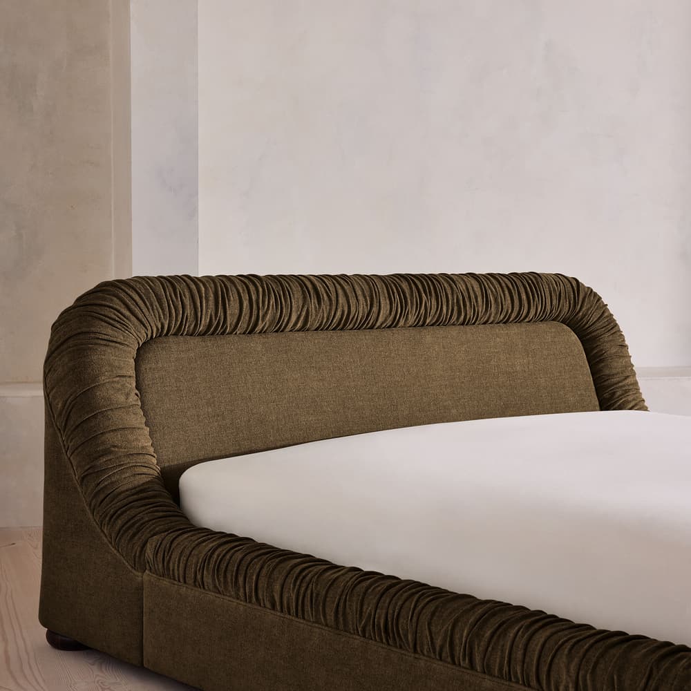 Vara Bed - King - Linen Chenille - Chocolate - US - Images - Image 3