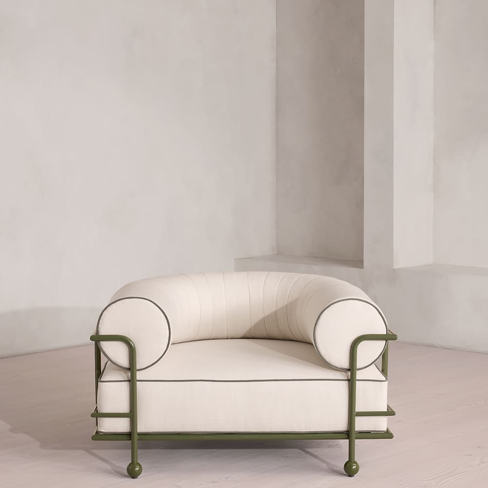 Gaspard Outdoor Armchair - Off White - US - Listing - Image 3