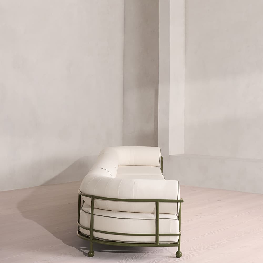 Gaspard Outdoor Sofa - Five Seater - Off White - US - Images - Image 3