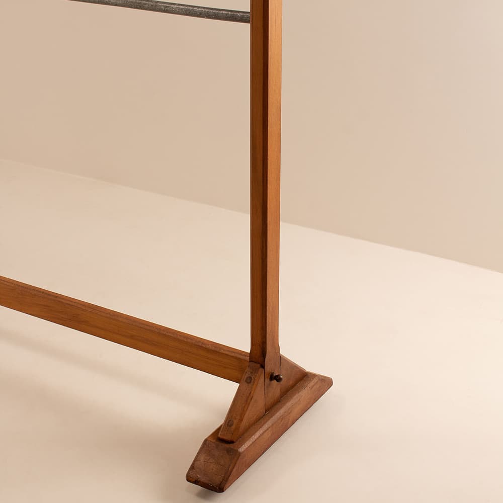 Vintage Clothes Stand - Beech and Nickel - France - Images - Image 3