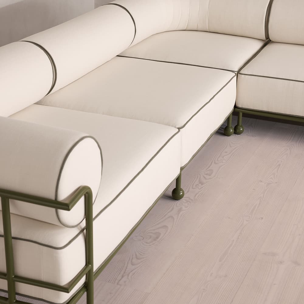 Gaspard Sofa - Corner Sofa - Off White - UK - Images - Image 3