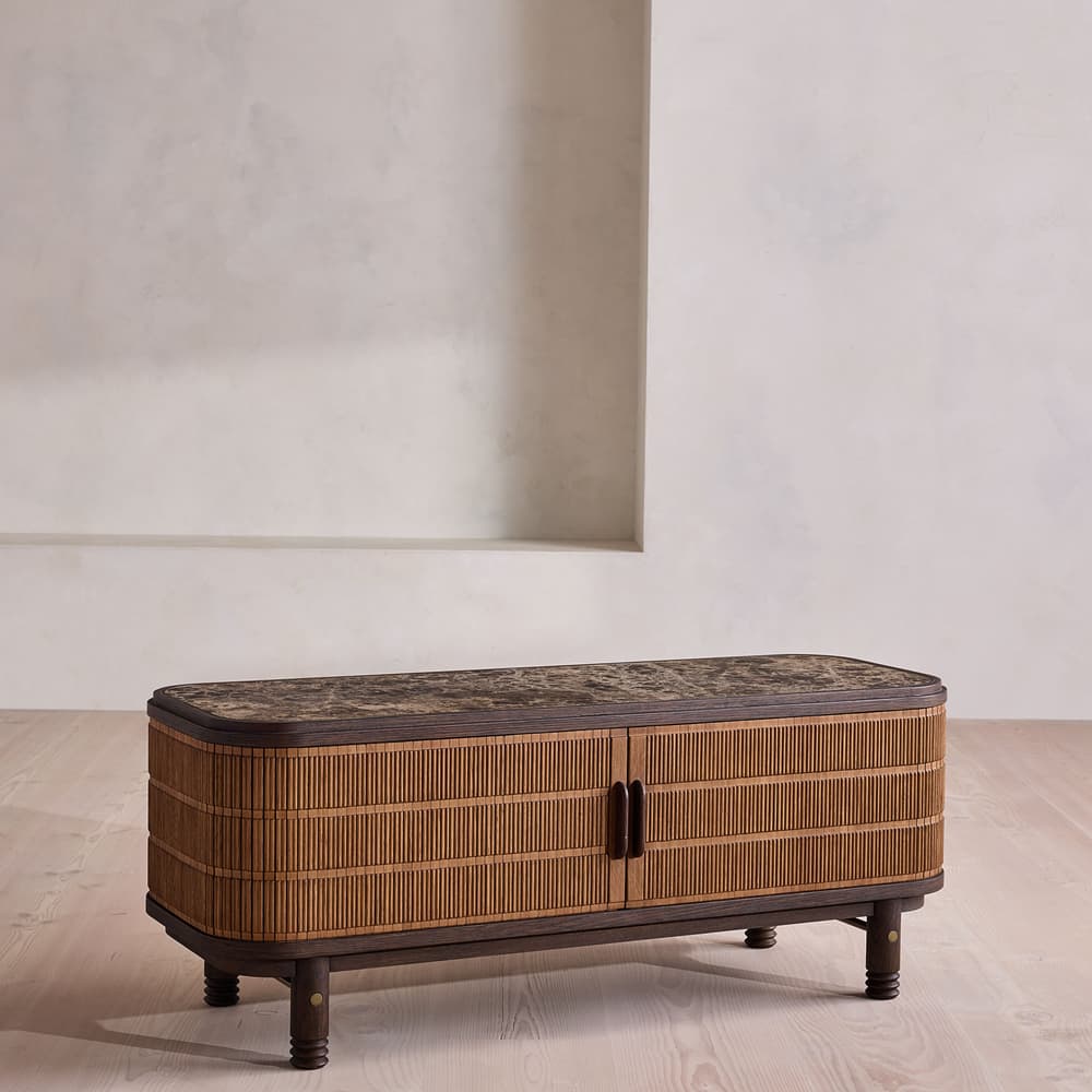 Cullen Media Unit - Dark Emperador Marble - Listing - Image 3