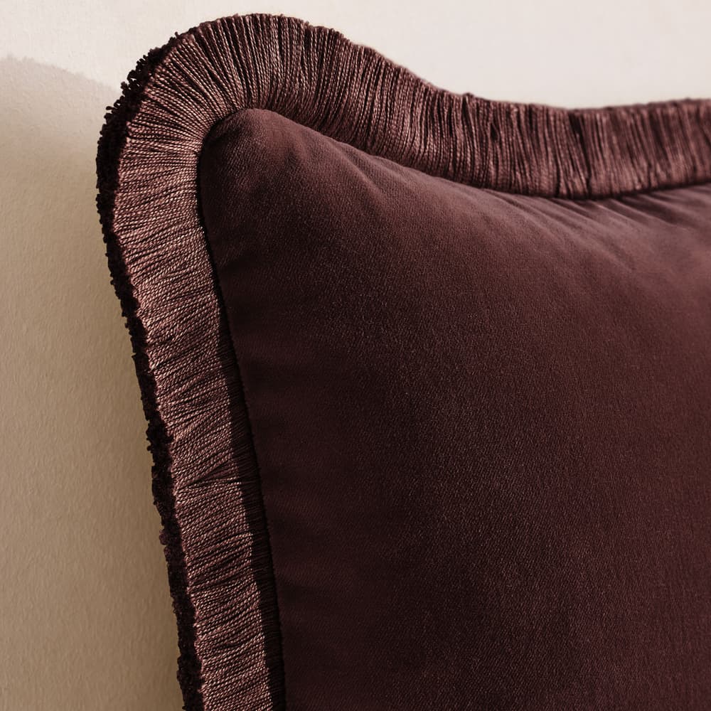 Margeaux Oblong Cushion - Aubergine - Images - Image 3