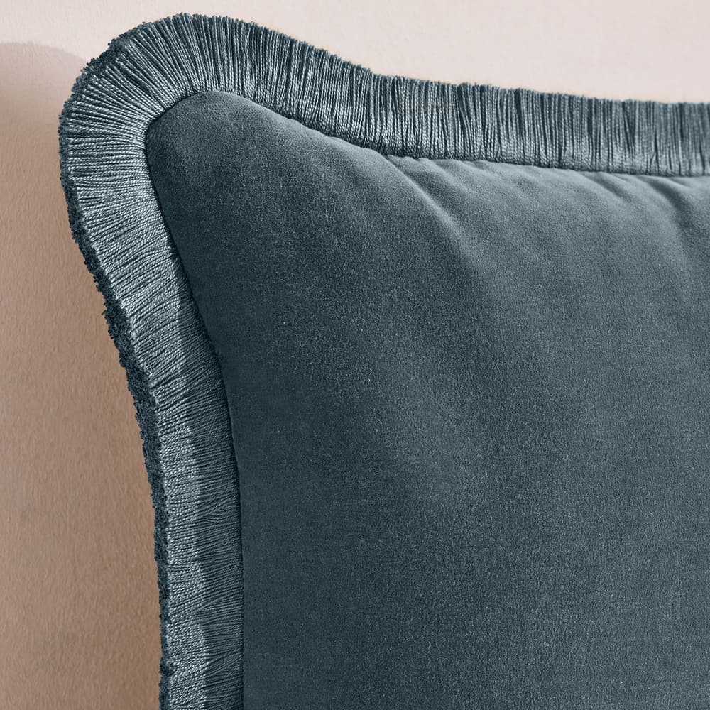 Margeaux Bolster Cushion - Grey Blue - Images - Image 3