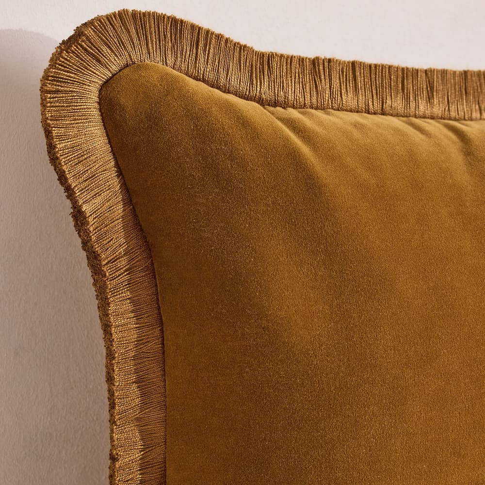 Margeaux Bolster Cushion - Mustard - Images - Image 3